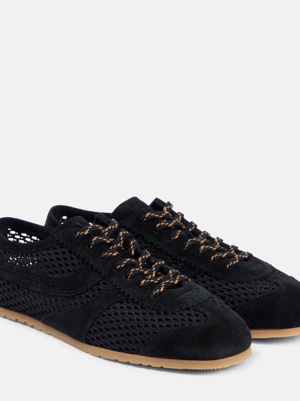 Dries Van Noten Black
Suede mesh sneakers